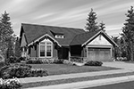 Ranch House Plan Front Image of House - Longhurst Craftsman Home 011D-0222 - Shop House Plans and More