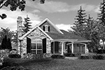 Cabin & Cottage House Plan Front Image of House - Maribeth Country Ranch Home 011D-0224 - Shop House Plans and More