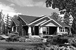 Ranch House Plan Front Image of House - Thistle Hollow Bungalow 011D-0225 - Shop House Plans and More