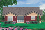 Ranch House Plan Color Image of House - Thistle Hollow Bungalow 011D-0225 - Shop House Plans and More