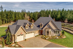 Country French House Plan Aerial View Photo 02 - Sherman Hollow European Home 011D-0229 - Shop House Plans and More