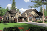 Traditional House Plan Front Image - Sherman Hollow European Home  011D-0229 | House Plans and More