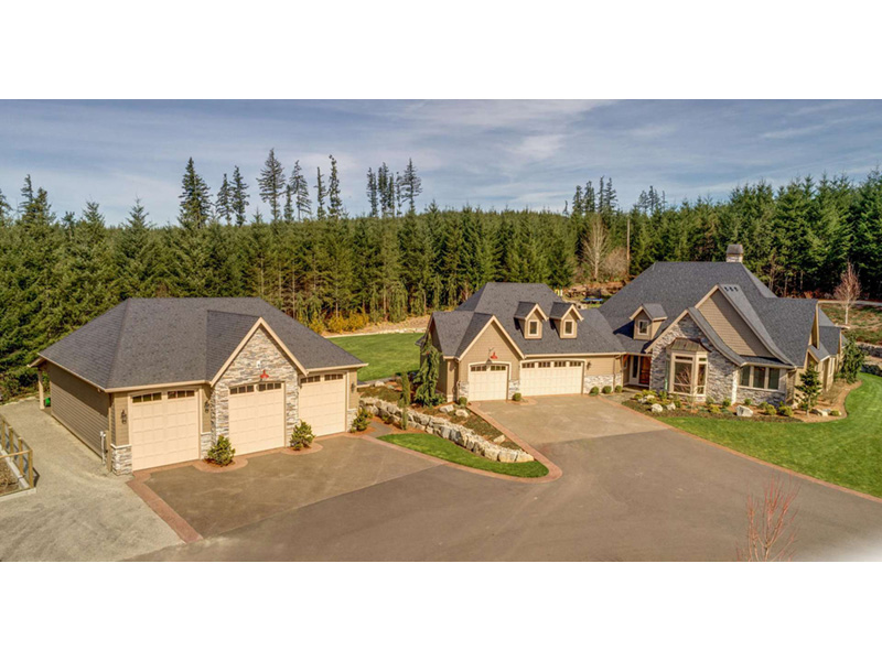 Country French House Plan Front Photo 01 - Sherman Hollow European Home 011D-0229 - Shop House Plans and More