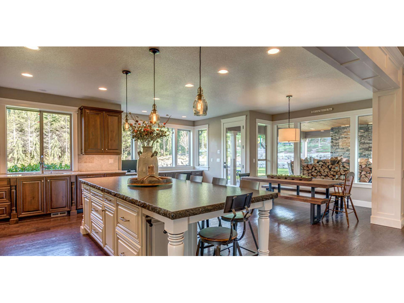Country French House Plan Kitchen Photo 02 - Sherman Hollow European Home 011D-0229 - Shop House Plans and More