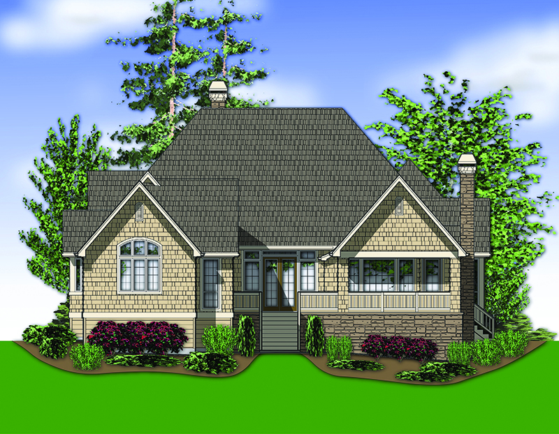 European House Plan Color Image of House - Sherman Hollow European Home  011D-0229 | House Plans and More