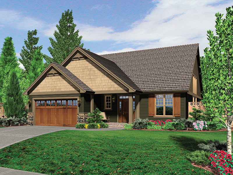 Craftsman House Plan Front Photo 01 - Sayer Creek Country Home 011D-0233 | House Plans and More