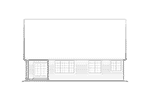 Arts & Crafts House Plan Rear Elevation - Sayer Cove Country Home 011D-0233 - Shop House Plans and More