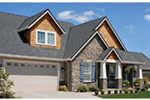 Rustic House Plan Front Photo 05 - Timber Way Craftsman Home 011D-0243 - Shop House Plans and More