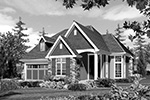 Arts & Crafts House Plan Front Image of House - Edie Hill Craftsman Home 011D-0246 - Search House Plans and More