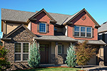 Mountain Home Plan Front of Home - Newton Creek Craftsman Home  011D-0249 | House Plans and More
