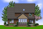 Cabin & Cottage House Plan Color Image of House - Marney Rustic Tudor Home 011D-0250 | House Plans and More