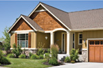 Ranch House Plan Front Photo 01 - Kerby Shingle Craftsman Home 011D-0286 - Search House Plans and More