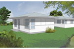 Modern House Plan Front of House 011D-0305