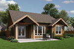 Bungalow House Plan Rear Photo 01 - Holbrook Craftsman Home 011D-0307 | House Plans and More