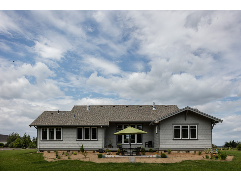 Modern Farmhouse Plan Rear Photo 02 - Sawyer Creek Craftsman Home  011D-0308 | House Plans and More