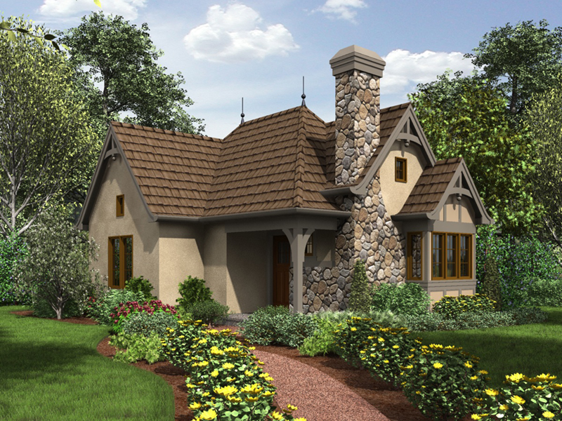 European House Plan Front of Home - Maxton Tudor Cottage Home 011D-0312 | House Plans and More