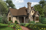English Cottage House Plan Front of House 011D-0312