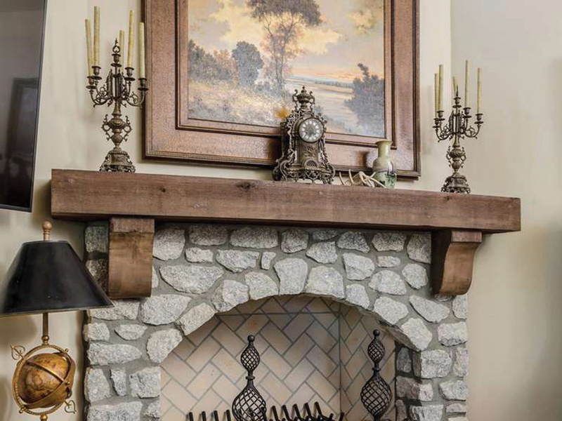 Country French House Plan Fireplace Photo 02 - Robbin English Cottage Home 011D-0313 - Shop House Plans and More