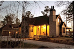 Country French House Plan Front Night Photo 02 - Robbin English Cottage Home 011D-0313 - Shop House Plans and More