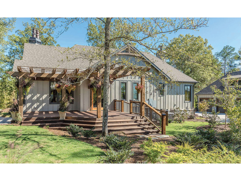 Country French House Plan Rear Photo 01 - Robbin English Cottage Home 011D-0313 - Shop House Plans and More