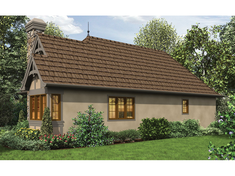 Country French House Plan Side View Photo - Robbin English Cottage Home 011D-0313 - Shop House Plans and More