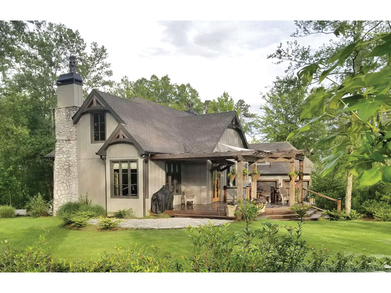 Country French House Plan Side View Photo 01 - Robbin English Cottage Home 011D-0313 - Shop House Plans and More