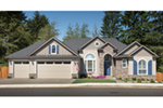 Craftsman House Plan Front of House 011D-0317
