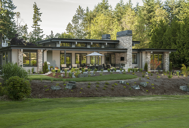 Prairie House Plan Rear Photo 01 - Harris Modern Prairie Home 011D-0335 - Search House Plans and More