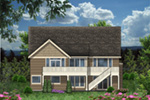 Craftsman House Plan Rear Photo 01 - Chamblee Craftsman Home 011D-0340 - Search House Plans and More