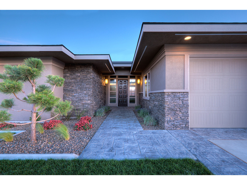 Beach & Coastal House Plan Entry Photo 02 - Eton Sound Contemporary Home 011D-0341 - Search House Plans and More