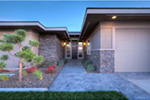 Beach & Coastal House Plan Entry Photo 02 - Eton Sound Contemporary Home 011D-0341 - Search House Plans and More