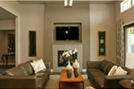 Beach & Coastal House Plan Family Room Photo 02 - Eton Sound Contemporary Home 011D-0341 - Search House Plans and More