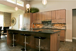 Beach & Coastal House Plan Kitchen Photo 09 - Eton Sound Contemporary Home 011D-0341 - Search House Plans and More