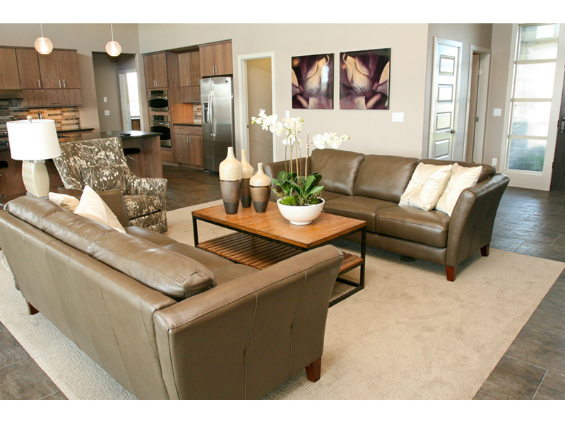 Beach & Coastal House Plan Living Room Photo 01 - Eton Sound Contemporary Home 011D-0341 - Search House Plans and More