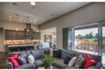 Shingle House Plan Living Room Photo 02 - Colten Craftsman Ranch Home 011D-0342 - Search House Plans and More