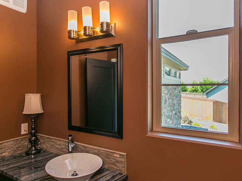 Modern House Plan Bathroom Photo 01 - Hyatt Contemporary Ranch Home 011D-0343 - Search House Plans and More