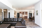 Modern House Plan Family Room Photo 04 - Hyatt Contemporary Ranch Home 011D-0343 - Search House Plans and More