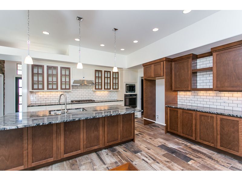 Modern House Plan Kitchen Photo 02 - Hyatt Contemporary Ranch Home 011D-0343 - Search House Plans and More