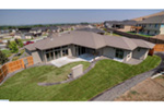 Modern House Plan Rear Photo 01 - Hyatt Contemporary Ranch Home 011D-0343 - Search House Plans and More