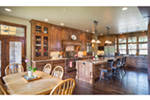Luxury House Plan Kitchen Photo 02 - Leigh Lane Rustic Country Ranch House - Shop House Plans and More