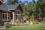Luxury House Plan Outdoor Living Photo 02 - Leigh Lane Rustic Country Ranch House - Shop House Plans and More