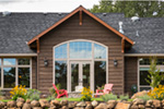 Luxury House Plan Rear Photo 03 - Leigh Lane Rustic Country Ranch House - Shop House Plans and More