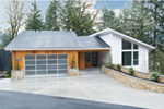 Mountain House Plan Front Photo 05 - Shay Rustic Modern House Plans | Mid-Century Modern House Plans