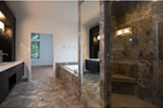 Mountain House Plan Master Bathroom Photo 06 - Shay Rustic Modern House Plans | Mid-Century Modern House Plans