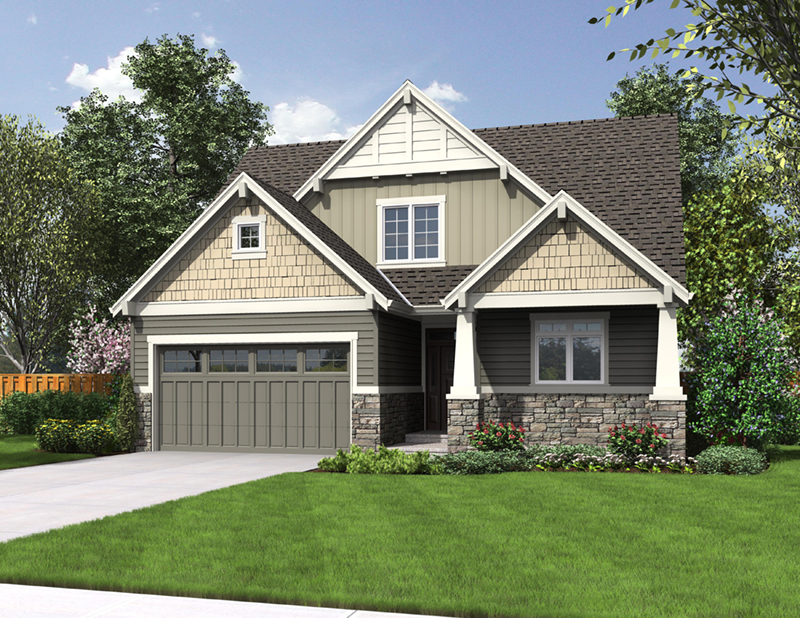 Modern Farmhouse Plan Front Image - Meriweather Craftsman Home  011D-0376 | House Plans and More