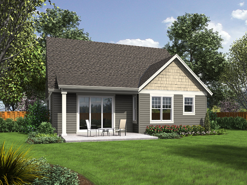 Country House Plan Rear Photo 01 - Meriweather Craftsman Home 011D-0376 - Shop House Plans and More