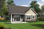 Modern Farmhouse Plan Rear Photo 01 - Meriweather Craftsman Home  011D-0376 | House Plans and More