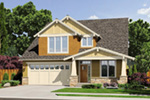 Rustic House Plan Front Photo 01 - Proctor Hill Craftsman Home 011D-0395 - Shop House Plans and More