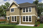 Craftsman House Plan Rear Photo 01 - Harpers Pier Craftsman Home 011D-0396 - Search House Plans and More