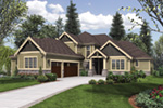 Luxury House Plan Front Photo 02 - Verbena Hill Craftsman Home 011D-0417 - Shop House Plans and More